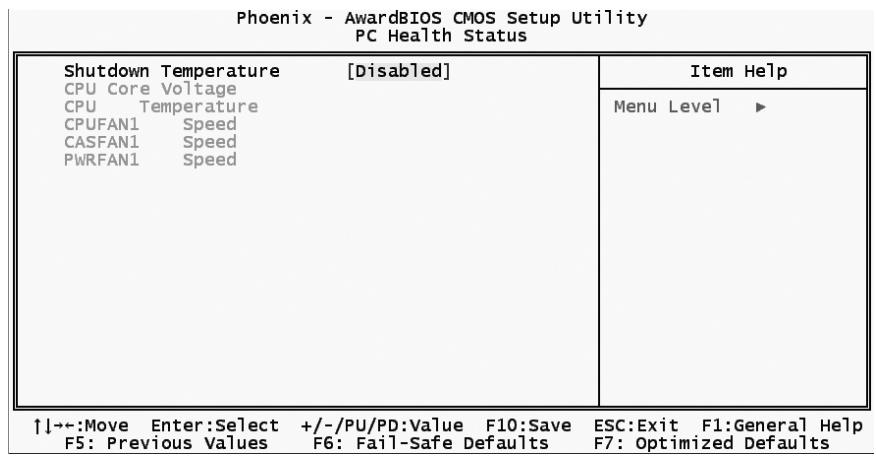 ECS N2U400-A - PC Health Status - 1