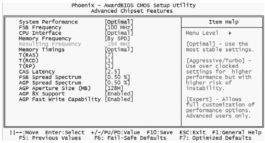 ECS N2U400-A - Advanced Chipset Features - 1