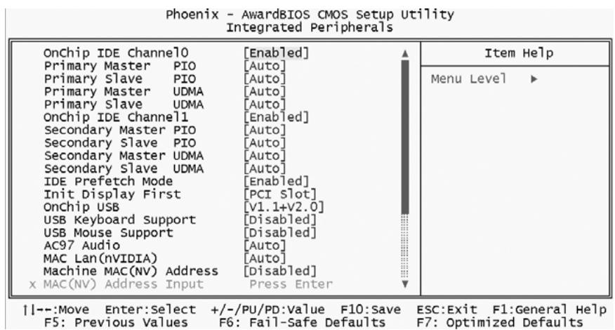 ECS N2U400-A - Integrated Peripherals - 1