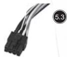 SILVERSTONE STRIDER ESSENTIAL ST60F-ES 80PLUS - Stromverbindungen - 5