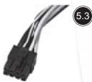 SILVERSTONE STRIDER ESSENTIAL ST70F-ES 80PLUS - Connecteur de puissance de carte principale ATX 20-broche - 1