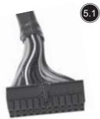 SILVERSTONE STRIDER PLUS ST85F-P 80PLUS SILVER - Connecteurs d'alimentation d'énergie - 1