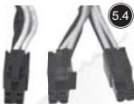 SILVERSTONE STRIDER PLUS ST85F-P 80PLUS SILVER - Connecteur de puissance EPS 8-broche CPU +12V - 1