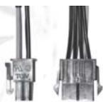 SILVERSTONE STRIDER ST45SF 80PLUS BRONZE - Connettore elettrico ridotto floppy 4-pin - 1