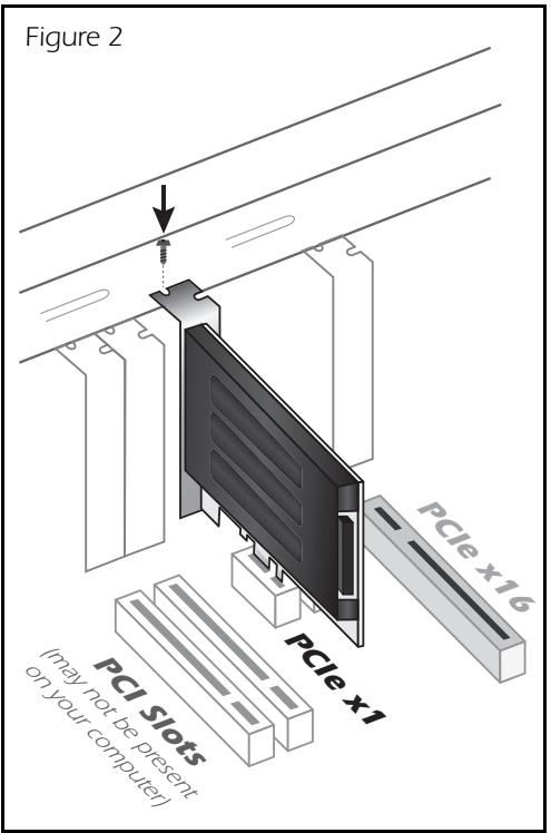 E-MU 1212 M PCIE - Pour installer la carte PCIe 1010 dans l'ordinateur - 2