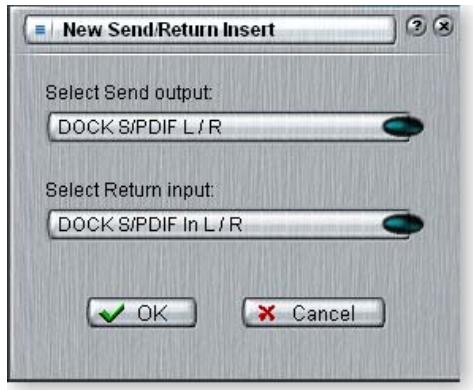 E-MU 1212 M PCIE - Pourajouterundepart/retourd'insertion： - 1