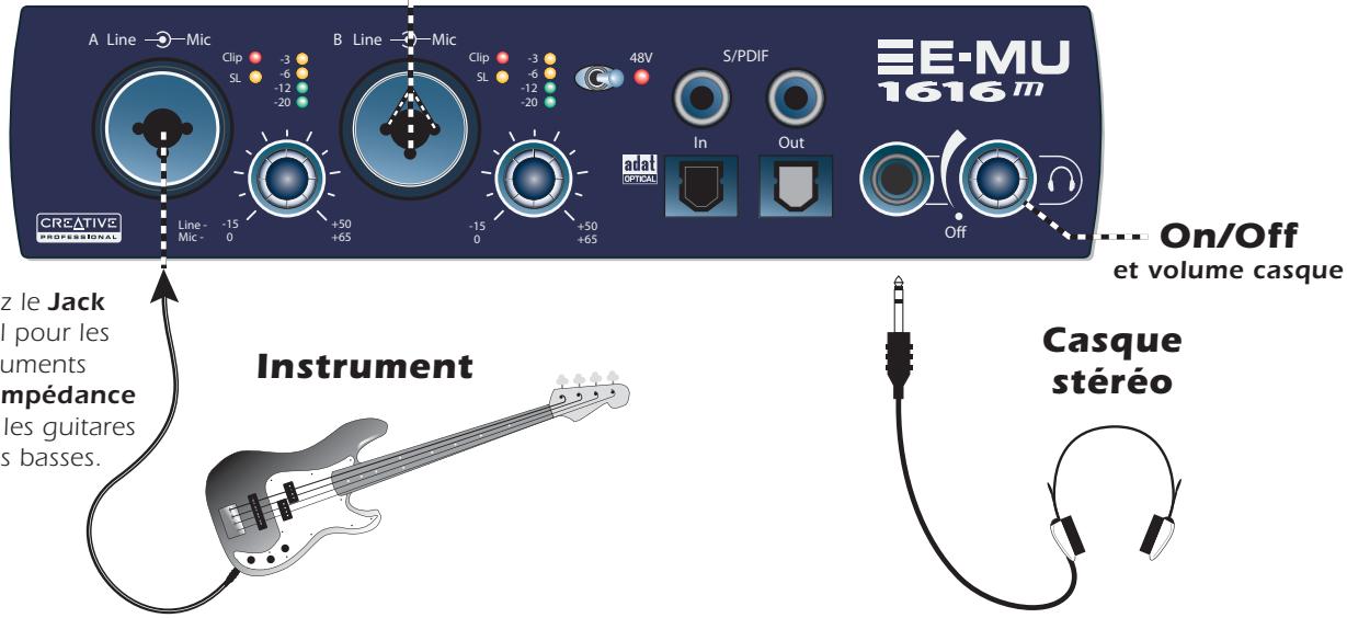E-MU 1212 M PCIE - Important : - 1