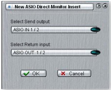 E-MU 1212 M PCIE - Pour ajouter un département/retour d'écoute directe ASIO : - 1
