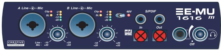 E-MU 1212 M PCIE - Sélection d'une session à 176/192 kHz - 2