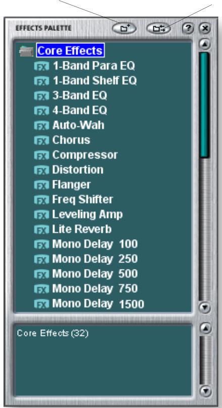 E-MU 1212 M PCIE - La palette d'effets - 1