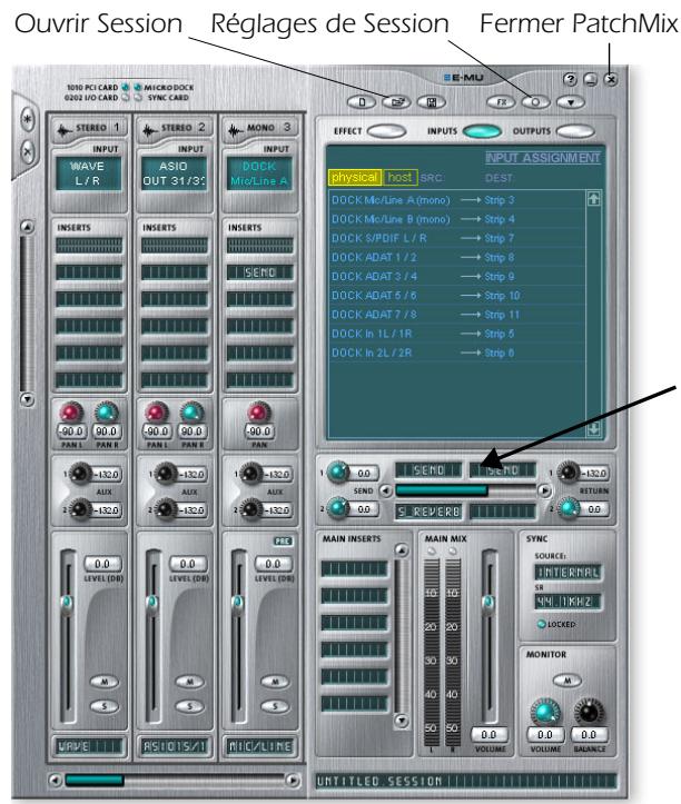 E-MU 1212M PCI - Ouverture de PatchMix - 1