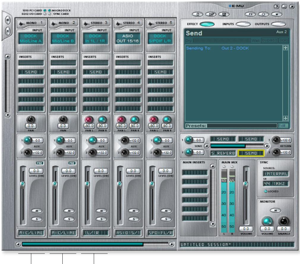 E-MU 1212M PCI - Création d'un mixage pour casque - 1