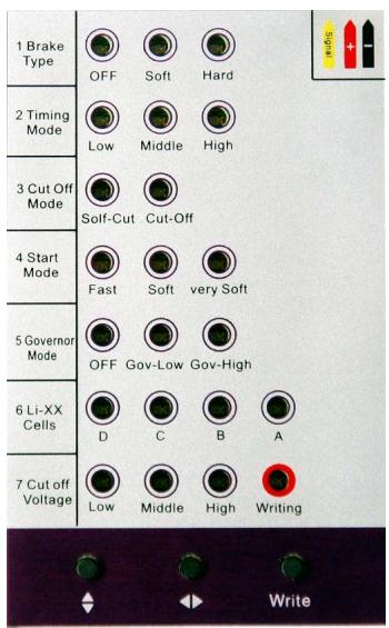 EMAX ESC - F.1 Programmation du contrôleur. - 1