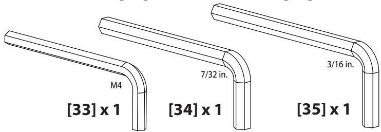 SANUS FMK056 - Supplied Parts and Hardware - 32