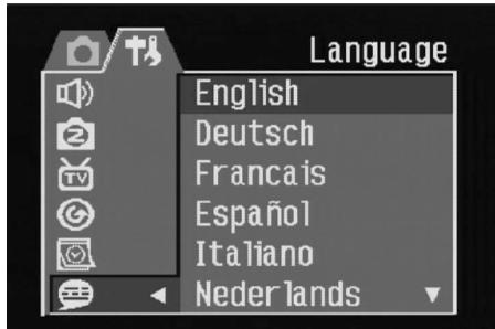 DAITSU DF-410Z - Réglage de la langue - 2