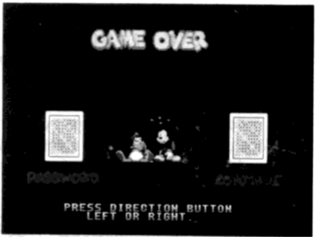 SEGA World of Illusion - Mickey & Donald - Fin du Jeu/Continue - 1