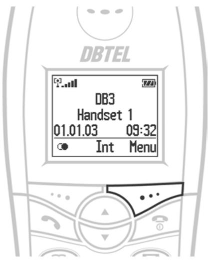 DBTEL DB3 - Utilisation des menus - 1