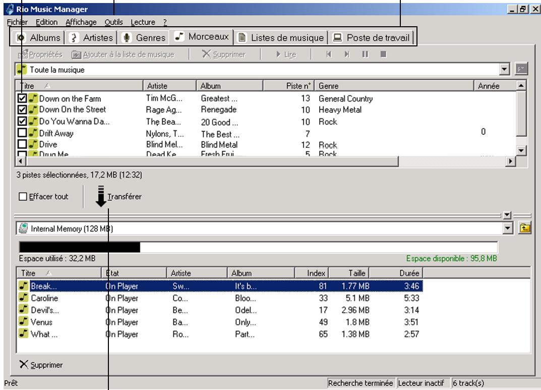 RIO S35S - Téléchargement de musique sur votre lecteur Rio - 1