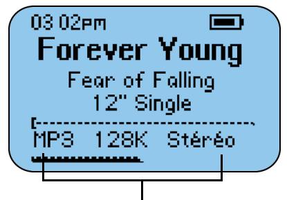 RIO S50 - Vue d'ensemble de l'écran LCD - 3