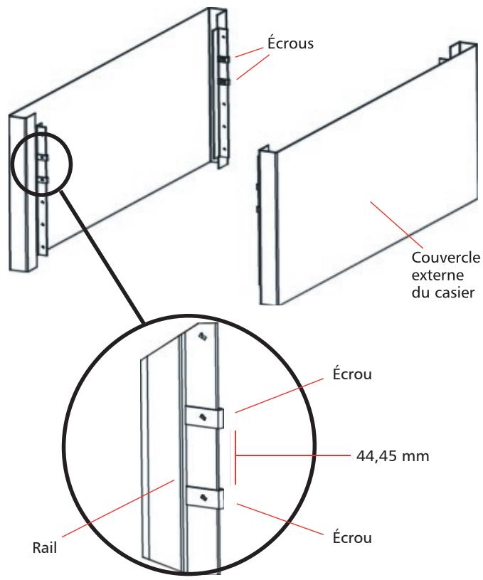 TANDBERG SUPERLOADER DLT-LTO - 4ème étape : installation du SuperLoader dans le casier - 1