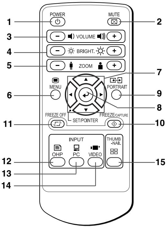 AVIO MP-20E - Touches ZOOM - 1
