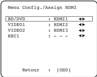 CAMBRIDGE AZUR 650R - Assigner des sources HDMI (ou DVI) - 1