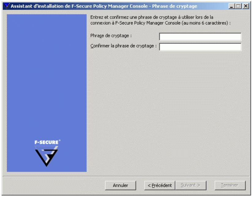 F-SECURE POLICY MANAGER 7.0 - Étape 14. - 1