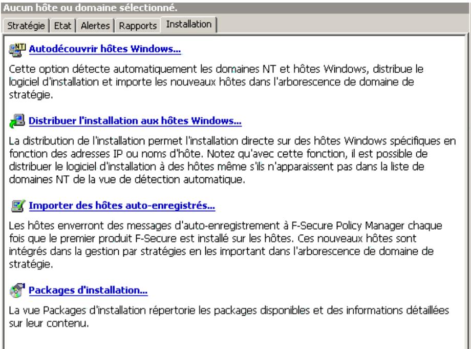 F-SECURE POLICY MANAGER 7.0 - Distribution des logiciels - 1