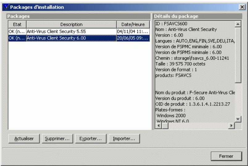 F-SECURE POLICY MANAGER 7.0 - Utilisation du package JAR d'installation distante personnalisé - 1
