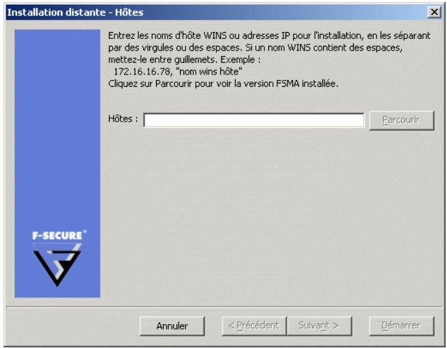 F-SECURE POLICY MANAGER 7.0 - Distribuer l'installation aux hôtes windows - 2