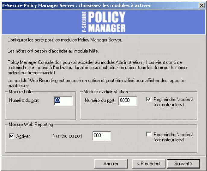 F-SECURE POLICY MANAGER 7.0 - Etape 8. - 3