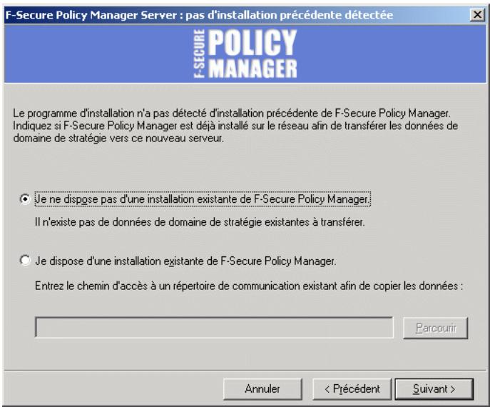 F-SECURE POLICY MANAGER 7.0 - Étape 7. - 1