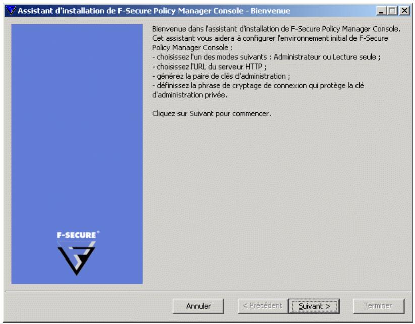 F-SECURE POLICY MANAGER 8.0 - Etape 9. - 1