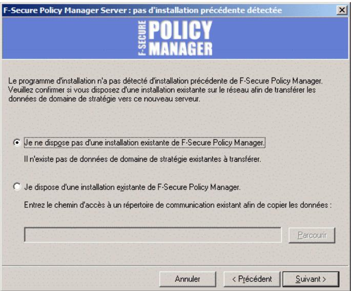 F-SECURE POLICY MANAGER 8.0 - Étape 6. - 1