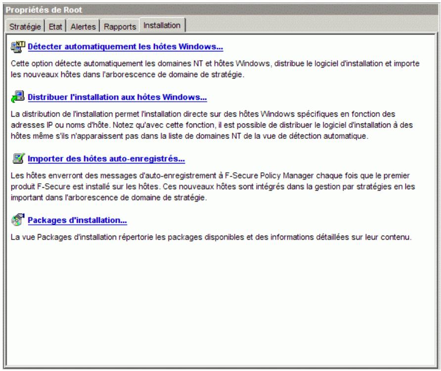 F-SECURE POLICY MANAGER 8.0 - Diffusion des logiciels - 1