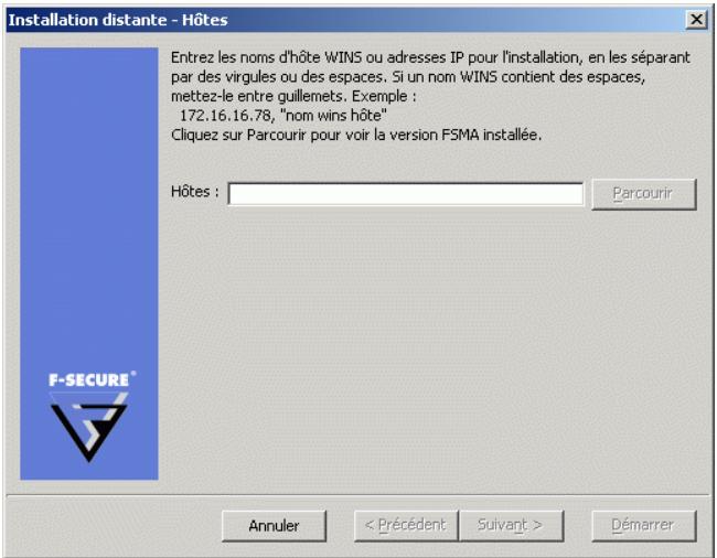 F-SECURE POLICY MANAGER 8.0 - Distribuer l'installation aux hôtes windows - 2