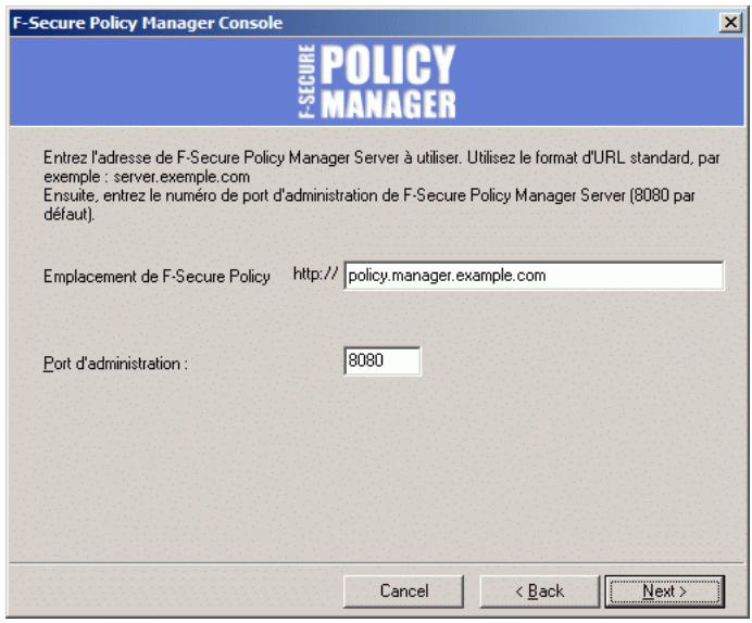 F-SECURE POLICY MANAGER 8.0 - Étape 6. - 1