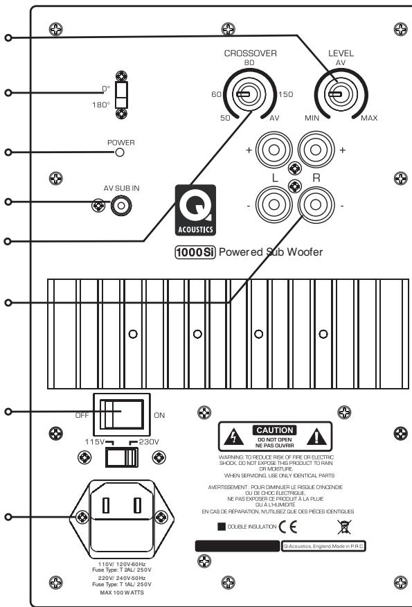 Q-ACOUSTICS 1000I - Bicableado - 2