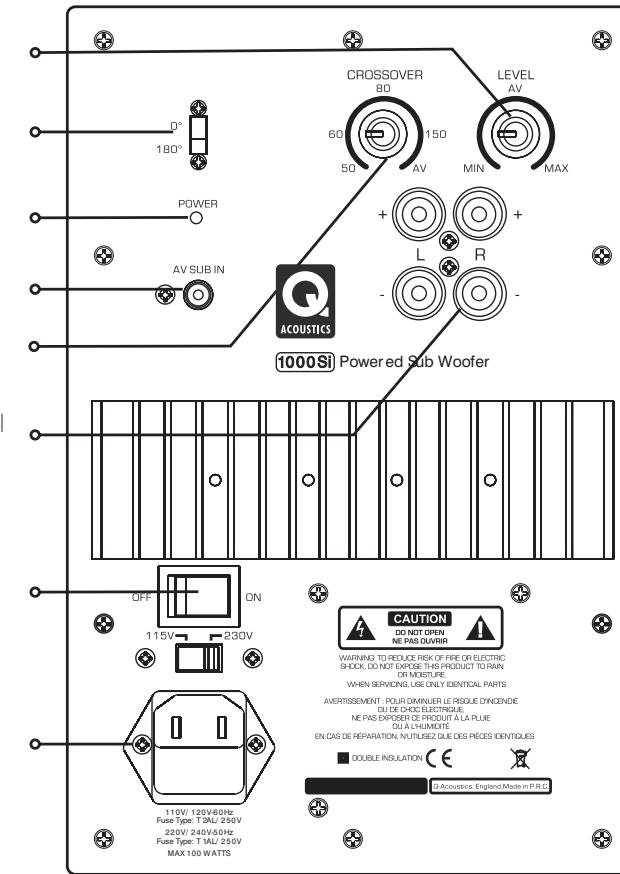 Q-ACOUSTICS 1000I - Bi-Wiring - 2