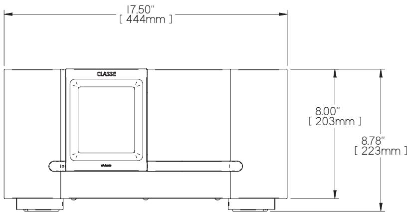 CLASSE AUDIO CT-M300 - Dimensions - 1