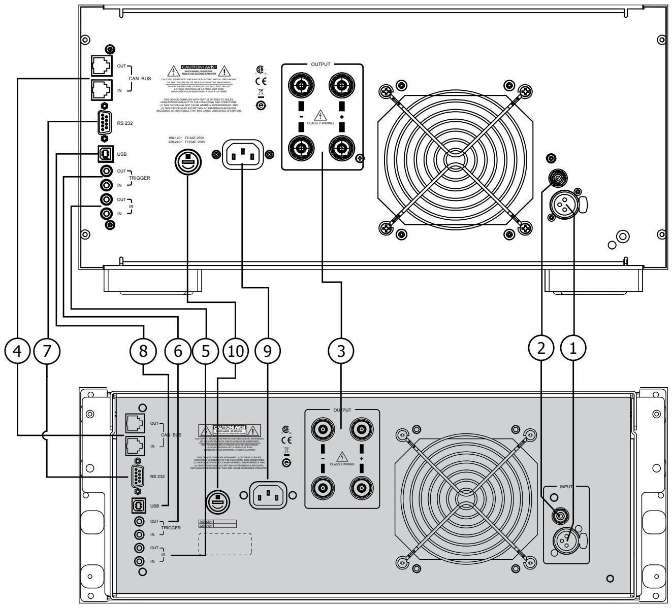 CLASSE AUDIO CT-M300 - Touche de mise en veille Standby et diode LED indicatrice - 2