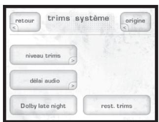 CLASSE AUDIO SSP-800 - réglages trims - 1