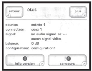 CLASSE AUDIO SSP-800 - état de fonctionnement (status) - 1