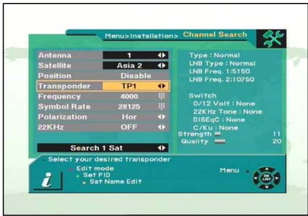 DRAKE DIGITAL ESR-D104 - Recherche Canaux - 1) DisEqC 1.2 (antenne motorisée) - 4