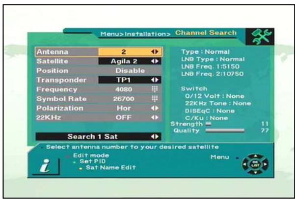DRAKE DIGITAL ESR-D104 - Recherche canaux - 2) Fixe - 1
