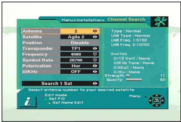 DRAKE DIGITAL ESR-D104 - Recherche canaux - 2) Fixe - 2