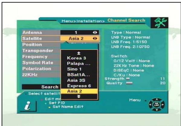DRAKE DIGITAL ESR-D104 - Recherche Canaux - 1) DisEqC 1.2 (antenne motorisée) - 3