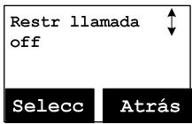 ENGENIUS FREESTYL 1 - Restricción de llamadas - 2