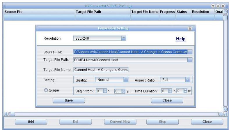 NEOVIX FY 269 - Utilisation du logiciel de conversion. - 2