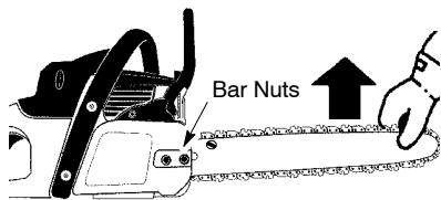 POULAN PRO PP4018 - Adjusting the tension: - 2